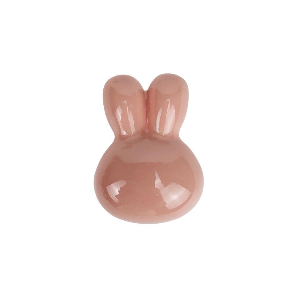 Solid Metal Thread Rabbit Knobs Rounded Soft Edges Cabinet Knobs Kids Room