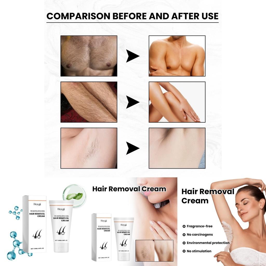 Mild Hair Removal Cream 120ml Refreshing Nourishing Smooth Gentle Skin Care