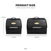 Car Trunk Storage Bag Leather Camping Box Collapsible For Chevrolet Z71 Aveo Impala Lacetti Malibu Sail SS Cruze Sonic Silverado