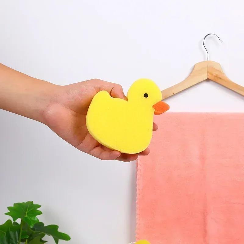 1/3pcs Baby Bath Sponge Children Animal Shape Sponge Wipe Newborn Cartoon Duck Bath Towel Baby Supplies Bath Baby Stuff