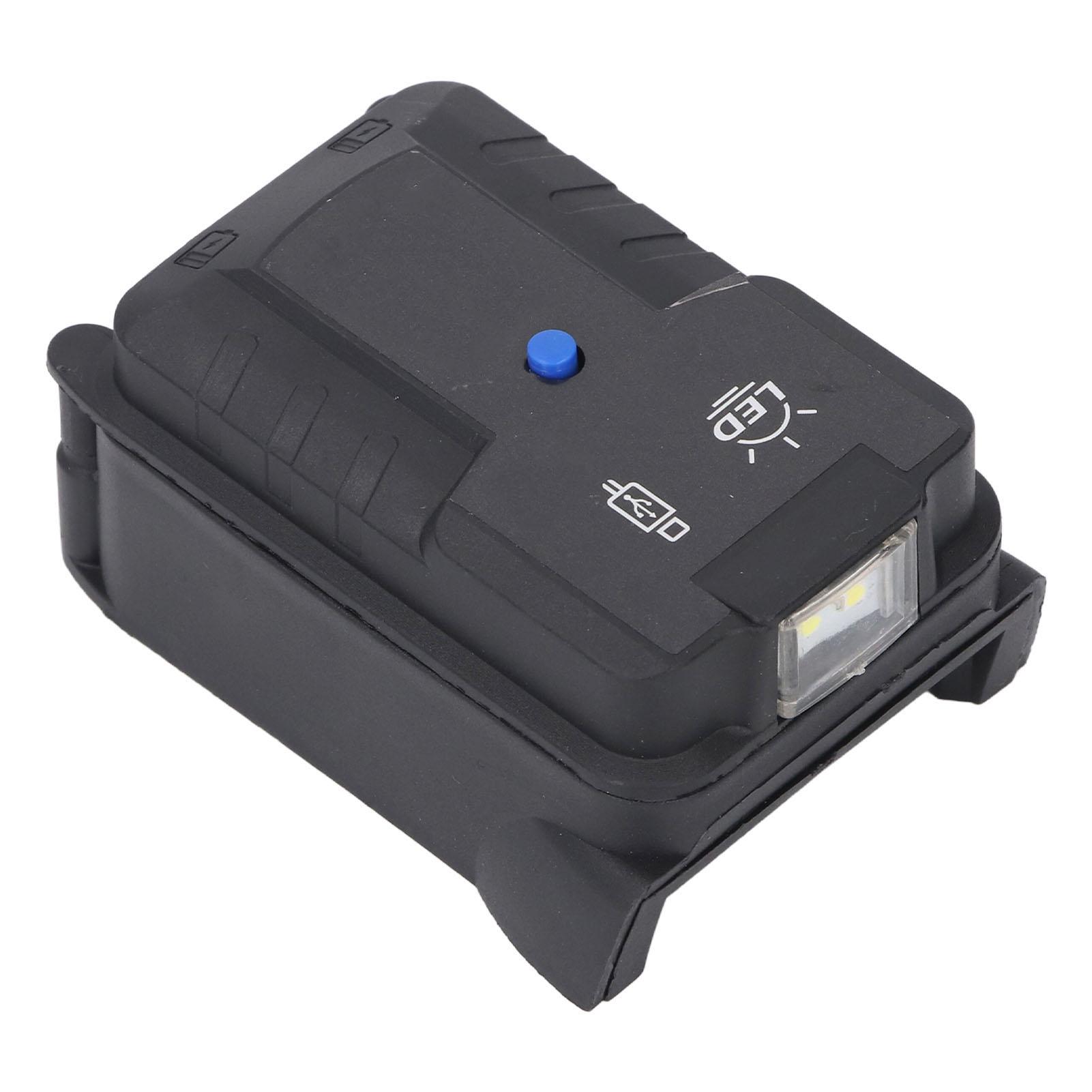 

Беспроводной светодиодный рабочий фонарь 20 В 100 лм Адаптер для литиевой батареи с 2 USB-портами 5 В 1,5 А постоянного тока для 48 11 1820