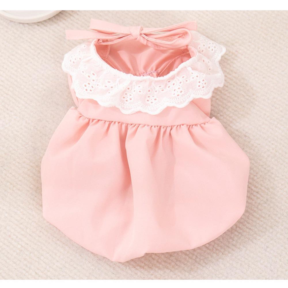 Thin Cat Lace Skirt Solid Color Cat Dog Costume Cute Cat Princess Dress