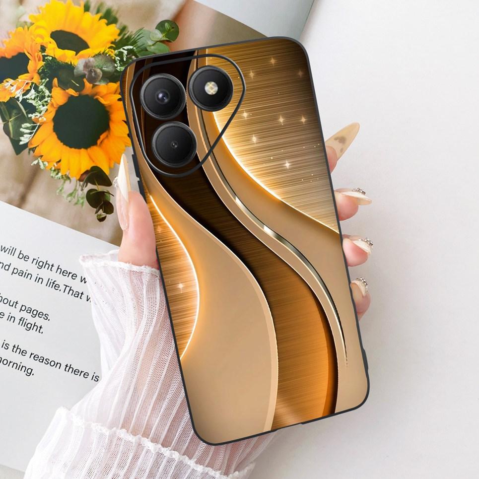 Casing For Tecno Pova 7 4G 5G LJ6 LJ7 Phone Case Pova 7 Pro Pova7 Ultra Cases Cute Cartoon Animals Dragon Lion Soft Black Cover