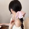 Large Square Hair Ties Elastic Hair Rope Fashion Ponytail Hair Loop  Women Girl