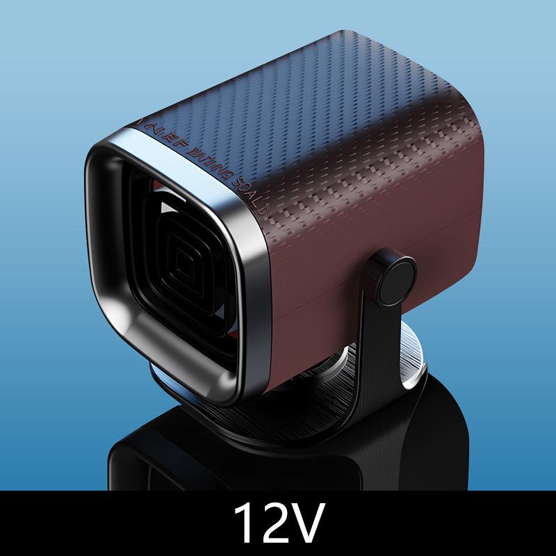 

Car Heater 12V/24V Electric Cooling Heating Fan Electric Heater Fan Windshield Defogging Demister Defroster Car Accessories Brown 12V