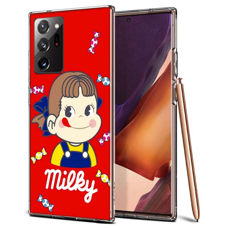 F-Fujiya M-Milky P-Peko C-chan Cartoon Phone Case for Samsung A55 A35 A25 A15 A07 A05S A16 A17 A26 A36 A37 A56 A57 Galaxy Note 2