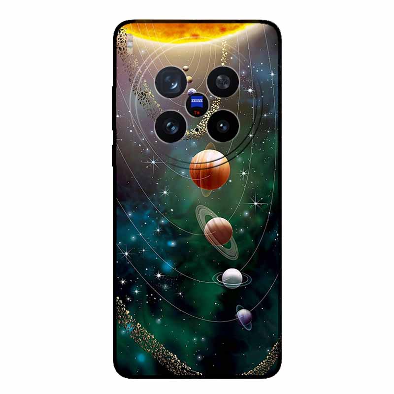 For Vivo X200 Ultra 5G Case Fashion Black Silicone Back Cover Case for X200 Ultra Protective Bumper VIVO X200 Ultra Phone Funda