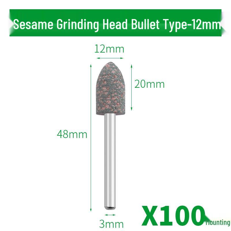 Gummi- und Sesam-Schleifkopf für Metall-, Jade- und Formenpolitur