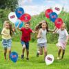 Union Jack Logo Balloons Set Red Blue White Balloons Anniversary Party Favors Supplies Decorations