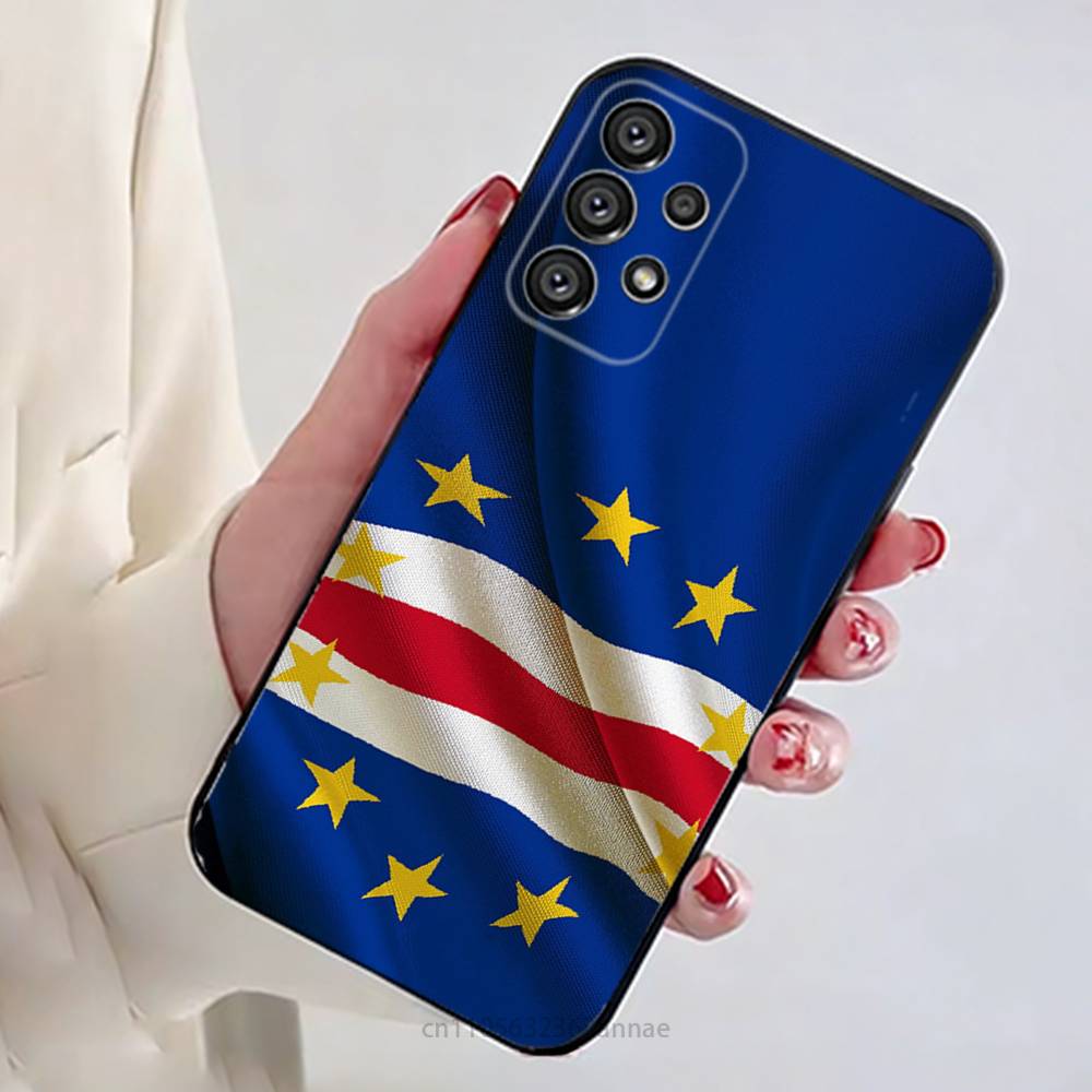 Cape Verde Phone Case For Samsung Galaxy A13,21s,22,31,32,52,53,71,80,A91 Soft Black Shell