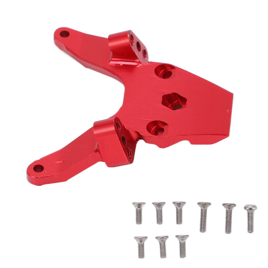 Aluminum Alloy Front Bulkhead RC Truck Upgrade Parts for LOSI 118 Mini T 2.0 2WDRed