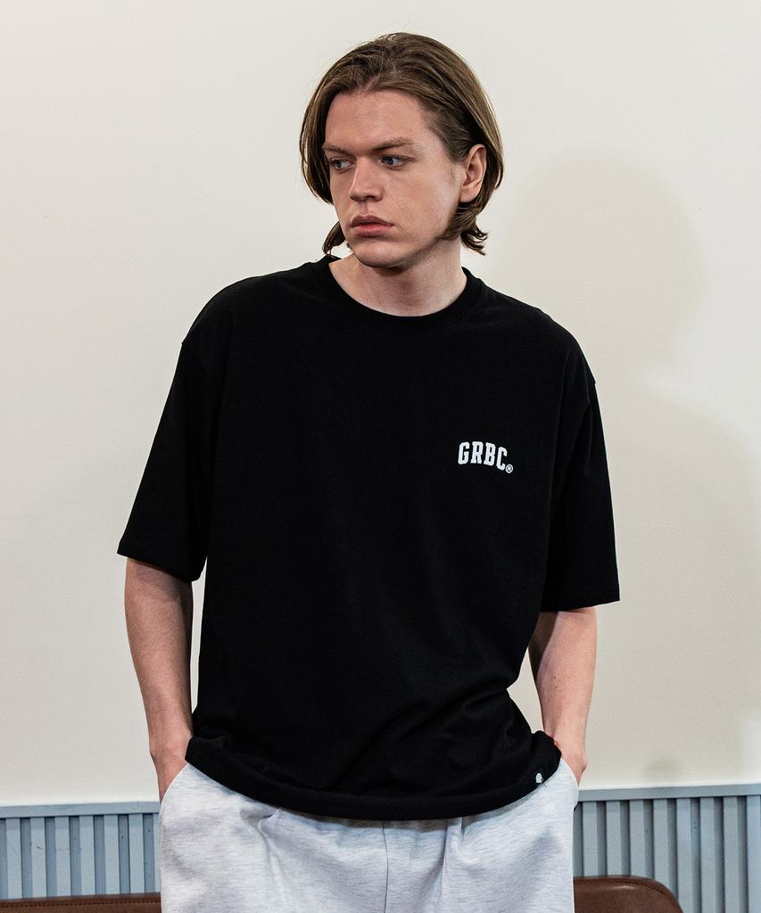 GHOST REPUBLIC [2Pack] Essential Small Logo Oversized Short Sleeve Tee