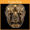 Stunning Japanese Tengu Mask For Halloween Featuring Kan'ami Style Demonic Design