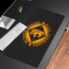 Dundee United Wappen Design Mauspade, Gummibasis, Esports Schreibtischmatte, Mauspade für Gamer und Bürogebrauch, Gaming Schreibtisch , leicht zu reinigende Matte
