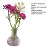 Space-saving Plant Container 1/8/10Pcs Vertical Greenery Vase Magnetic Mini Clear Glass Propagation Planter with Faux Flowers Dorm Room Decor Office