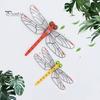 12CM Fake Dragonfly Decoration Weather-resistant Garden Fly Repellent Simulated Cartoon Dragonfly Model Toy Indoor Outdoor 3D Dragonfly Ornament
