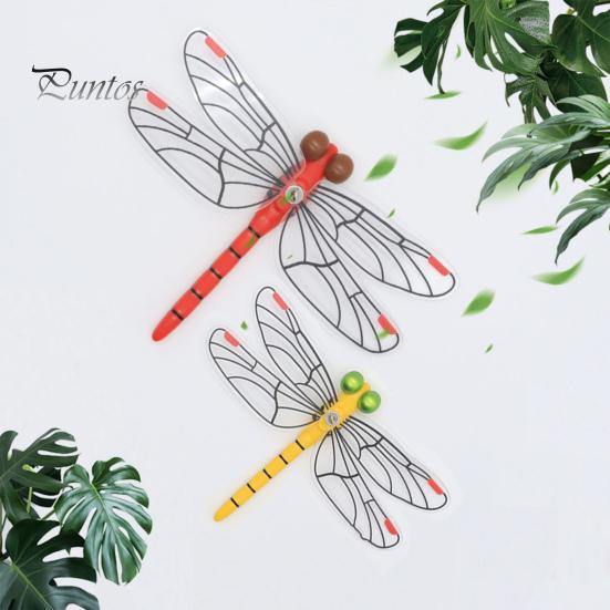 12CM Fake Dragonfly Decoration Weather-resistant Garden Fly Repellent Simulated Cartoon Dragonfly Model Toy Indoor Outdoor 3D Dragonfly Ornament