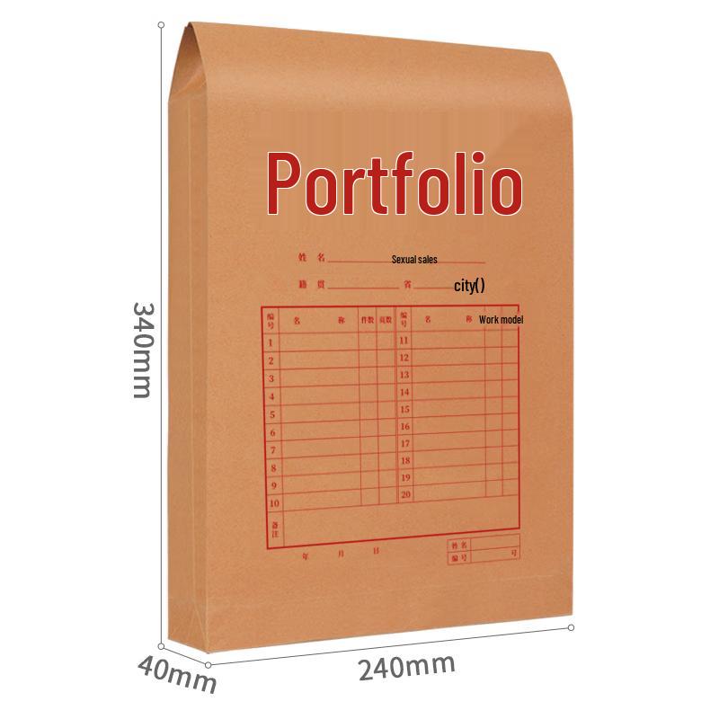 SIMAA A4 Kraft Document Filing & Sealing Supplies