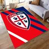 Cagliari Logo Red Blue Carpet suitable as a non-slip mat for the living room or bedroom sofa
