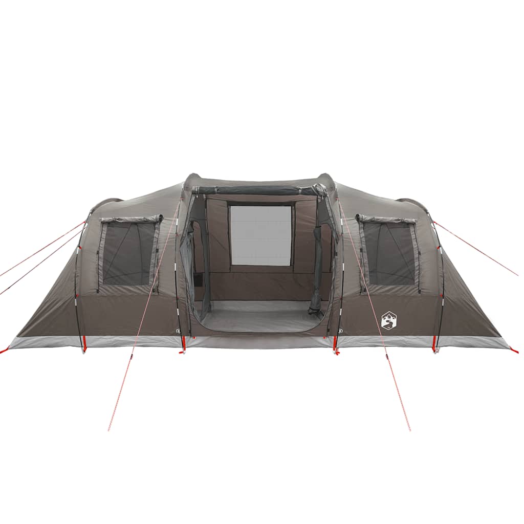 Vidaxl Campingzelt, 4-Personen, Tunnelzelt, Braun, Wasserdicht