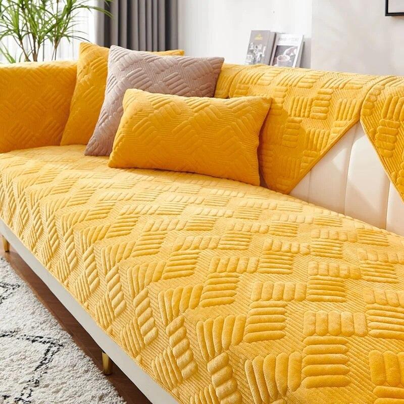 Verdicken Plüsch Sofa Abdeckung Handtuch Universal Non-slip Sofa Matte Winter Warme Sofa Handtuch Couch Schonbezüge für Wohnzimmer Hause decor