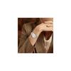 BUREI Women's Analog Quartz Watch Silver Stainless Steel Waterproof Diamond Dial Business Style