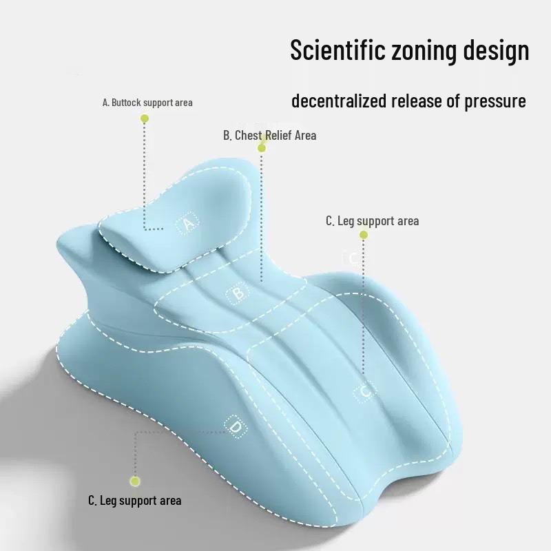 Multifunctional Prone Pillow: Sleep, Relax & Enjoy Activities on Your Stomach.
