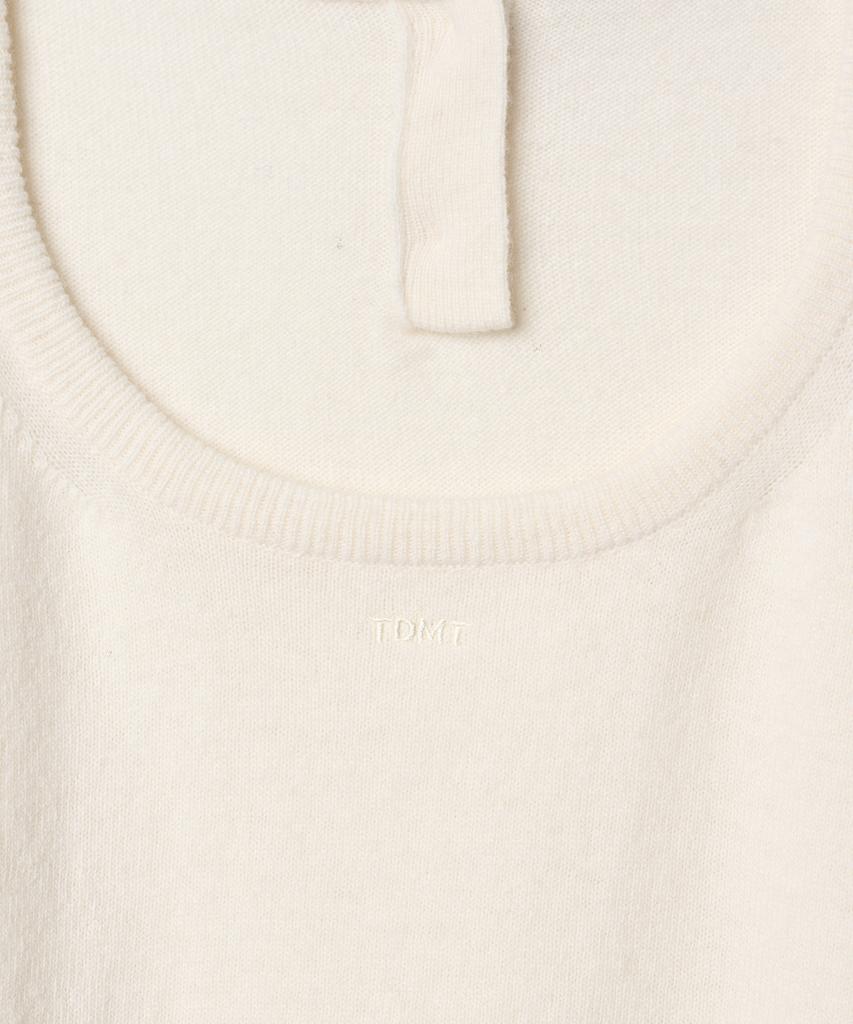 TTUDEMENT Two-Way Knit Bustier Ivory
