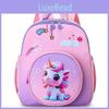 Cute Kids Backpack With Cartoon Mermaid And Unicorn Cartoon Print And Large Capacity For Kindergarten And Daycare