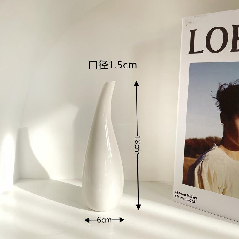 Kiln Ceramic Vase Simple and Fashionable Home Decoration Vase Living Room Dining Table Top Vase Small Flower Utensils