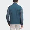Adidas Go-To Quarter-Zip Jacket Retro Sports Stand Collar Color Block Logo Golf Half-Zip Jacket Men Jacket Arctic-Blue IB2005