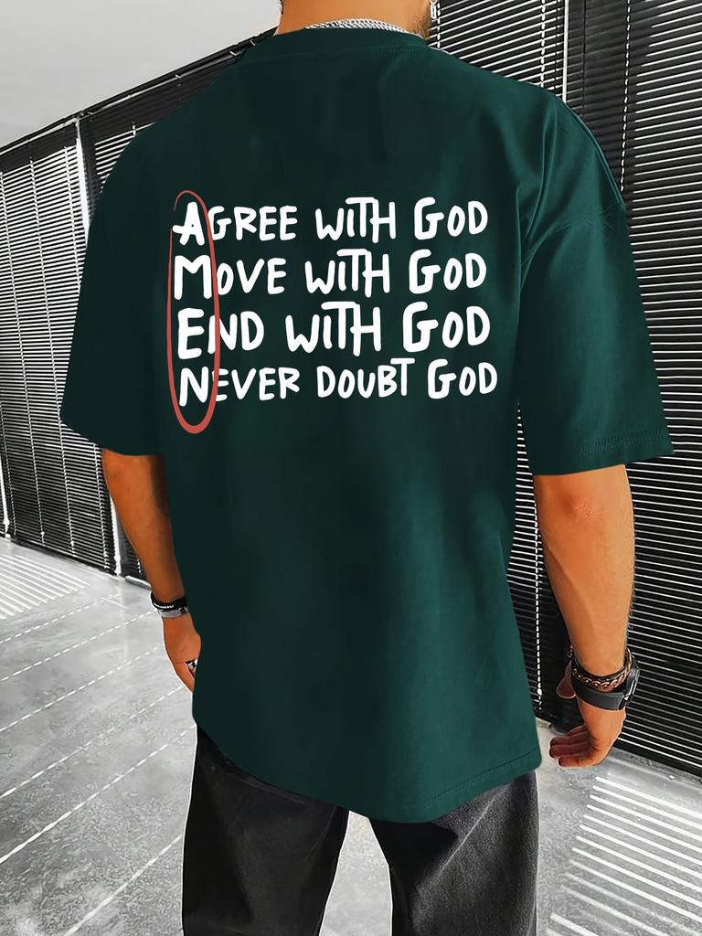 2025 Personality Cool Letter Print 100 Cotton Men Tshirt Summer Daily Outdoor Sports Fitness Casual Loose Street Shortsleeved