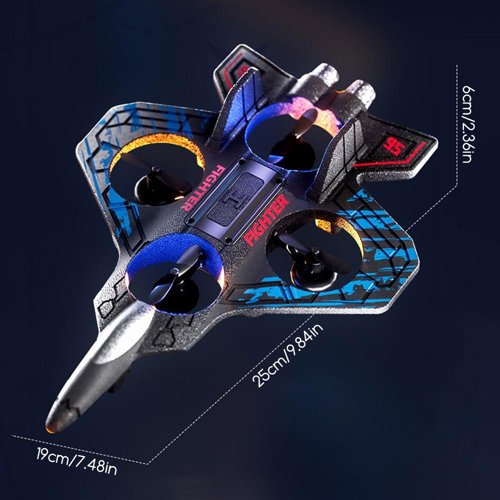 2.4GHz Remote Control Airplane Drone High Speed EPP Foam Toys Plane Birthday Present For Kids