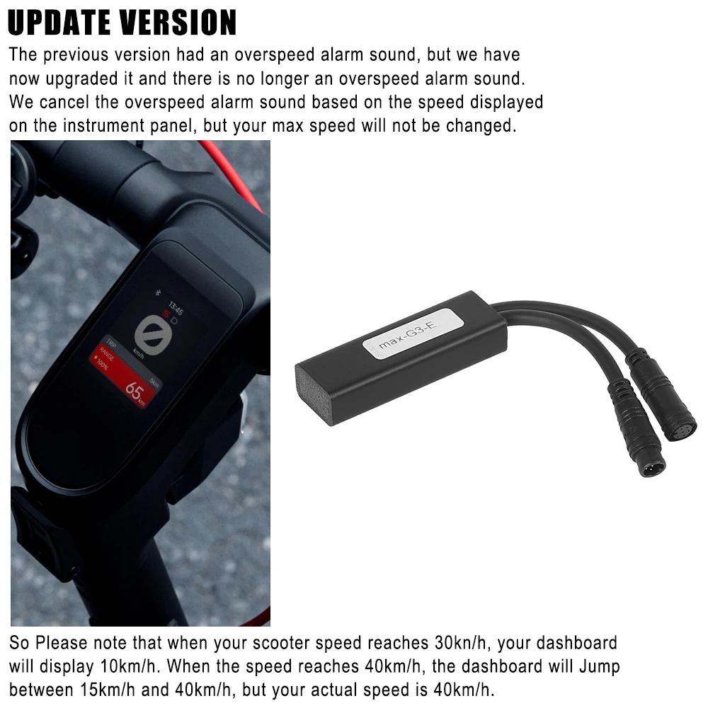 Para Ninebot MAX G3 Cable de Desbloqueo de Límite de Velocidad Scooter Eléctrico Mejora Personalizada Liberación de Velocidad