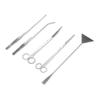 Aquarium Scissors Plant Tools 5 in 1 Stainless Steel Aquarium Tweezers Scissors Spatula Tool for Aquarium