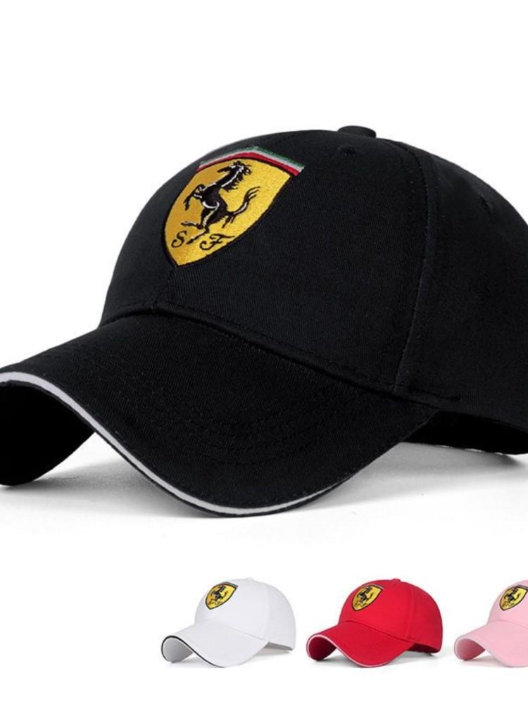Car Baseball Cap Spring And Autumn Outdoor Universal Adjustable Casual Hats Sunscreen Hat For Ferrari 499P 2022 488 250 F1 458