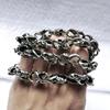 Biker-Decor Skull Wallet Chain with Hook Snap Closure Punk Skull Trouser Chain Hip-hop Cool Style Pant Chain Ornament
