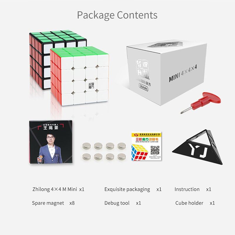 Kancharo ZhiLong Mini M Series Magnetic Competition Cube [with Pouch/genuine] (4x4)