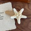 Beach Starfish Hair Clip Summer Sweet Bangs Clip Creative Sea Star Hairpin  Hair Accessories