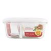 LocknLock 630ml Divided Heat-Resistant Glass Food Container