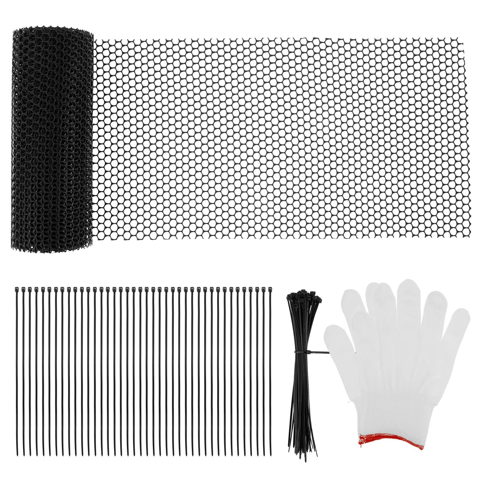 

Under Couch Blocker Bumper Bed Bottom Toy Blocker 5m Cuttable with Ties and Gloves Furniture Gap Pet Children s toy Baffle Net чорний