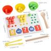 Children Magnetic Fraction Learning Math Toys Wooden Fraction Book Set Parish Teaching Aids Arithmetic Learning Educational Toys