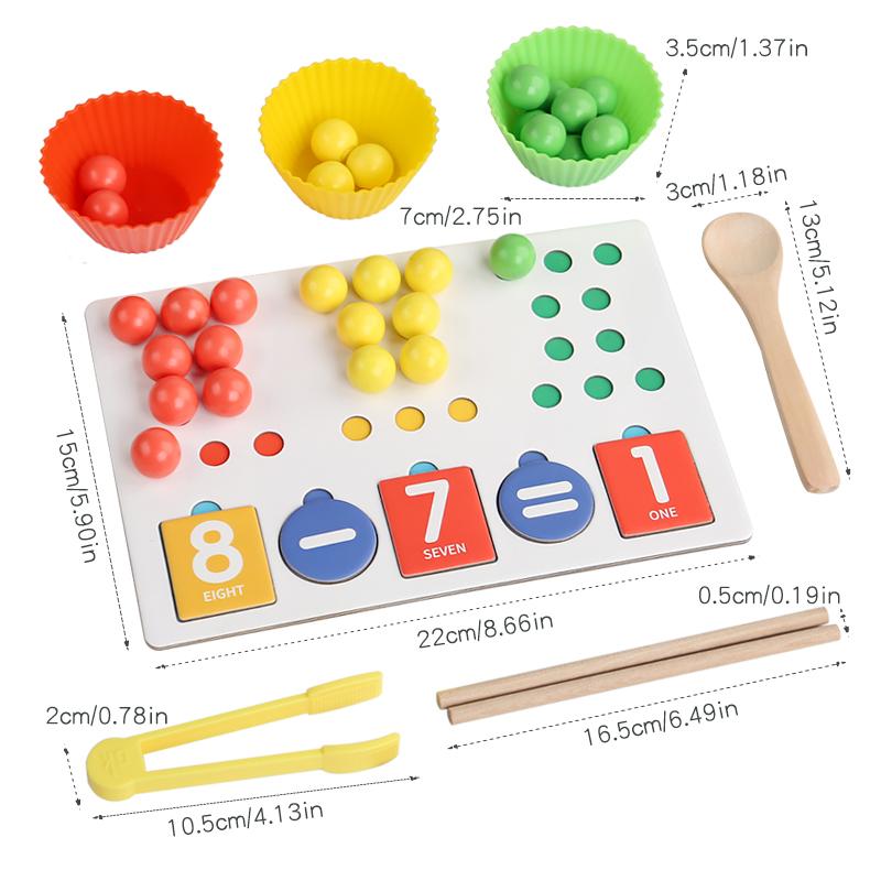 Children Magnetic Fraction Learning Math Toys Wooden Fraction Book Set Parish Teaching Aids Arithmetic Learning Educational Toys