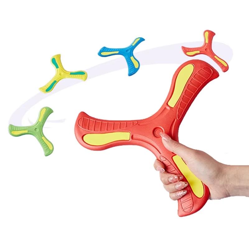 Children’s Boomerangs Toy Colorful EVA Safe Flying Toy for Outdoor Fun and Family Activity Throwing Game Beach Toy
