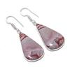 Natural Dolomite Gemstone 925 Sterling Silver Jewelry Earring 1.93" AEE-10761