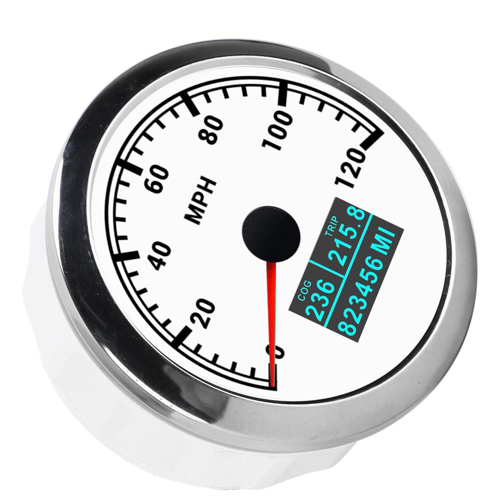 3?In?1 GPS Speedometer 120MPH Speed Gauge COG Trip Total Mileage IP67 Waterproof for Marine Boat