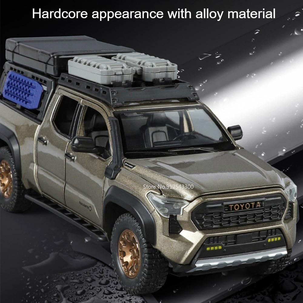 1:24 Scale TACOMA F150 RV Alloy Toy Car Model Diecast Metal Sound Light Simulation Vehicle Models Children's Educational Toys