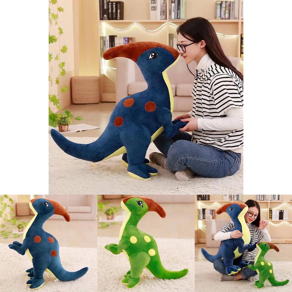 Cute Velociraptor Plush Toy For Kids Soft Crystal Cotton Dinosaur Doll Gift For Children