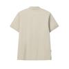 FILA White Fashion Simple Classic Casual Versatile Comfortable Brand Logo Knitted Short Sleeve Polo Shirt Men tops Feather-Gray F51M623101FGY