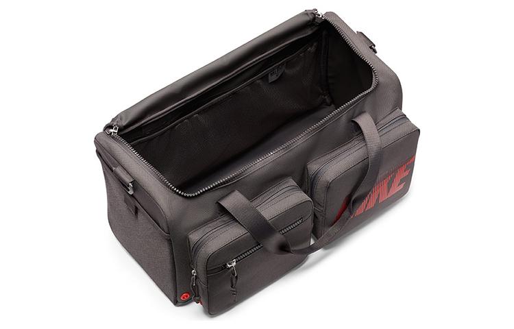 Nike Fabric Travel Bag, Gym Bag, Portable Crossbody Bag, Shoulder Bag Regular Unisex Gray DB1147-254